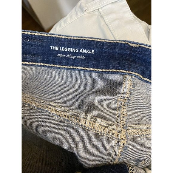 AG Adriano Goldschmied Jeans The Legging Ankle Super Skinny Sz 27 Distressed - Picture 3 of 5